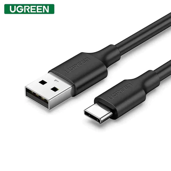 UGREEN USB 2.0 Type C to Type C Cable Nickel Plating 1m Black