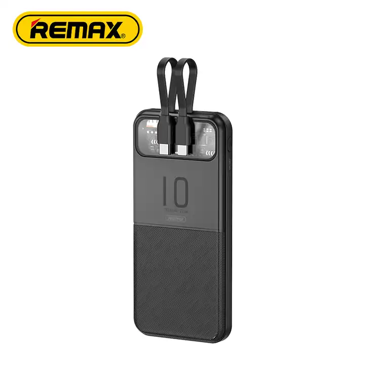 REMAX RPP-619 10000mAh STERVUI 20W+22.5W PD+QC POWER BANK WITH 2FAST CHARGING CABLES