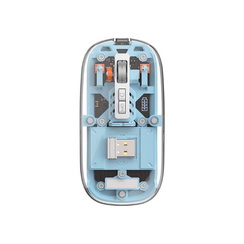 WIWU CRYSTAL TRANSPARENT MAGNETIC WIRELESS MOUSE